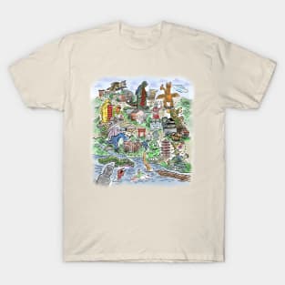 Welcome to Toku Toy Town! T-Shirt